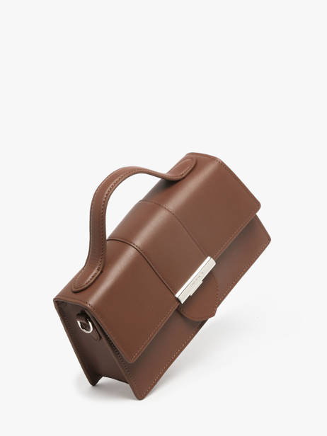 Cross Body Tas Paris Ily Leder Lancaster Bruin paris ily 10 ander zicht 1